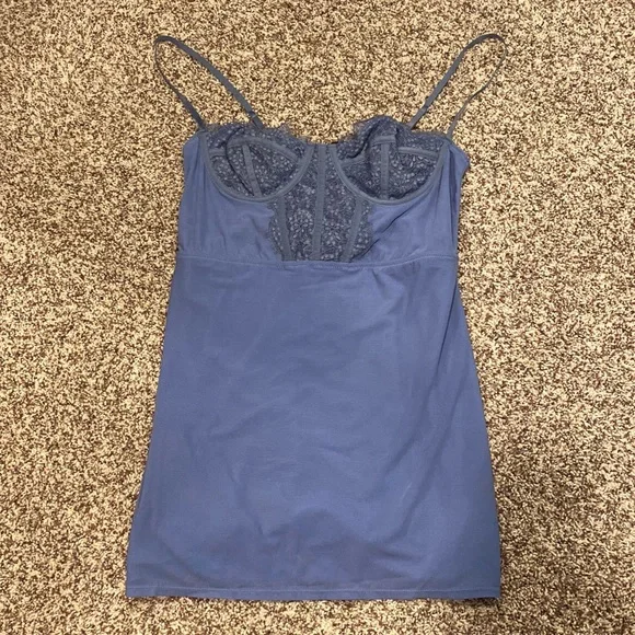 navy blue dress images Penny Lane Navy Sequin Mini Dress - US 4